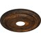 Ekena Millwork Federal Ceiling Medallion (Fits Canopies up to 8 1/2"), Hnd-Painted Rust, 15 3/8"OD x 3 5/8"ID x 1"P CM15FERUS - alternate 3